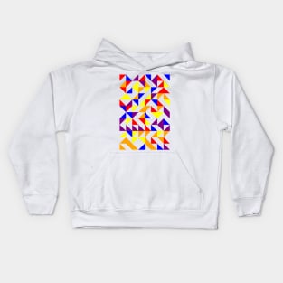 Amazing Geometric Colourful Triangle Pattern #10 Kids Hoodie